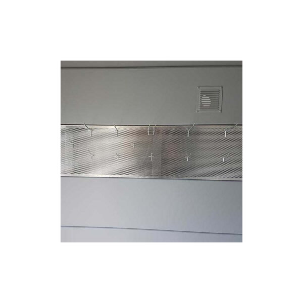 Abri de jardin moderne en acier porte simple 5,7 m² Eleganto 2424 blanc Telluria – Image 5