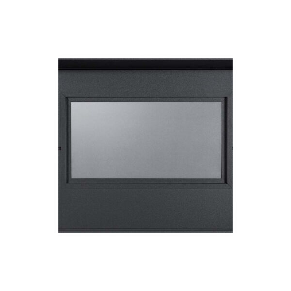 Abri de jardin moderne en acier porte simple 5,7 m² Eleganto 2424 blanc Telluria – Image 3